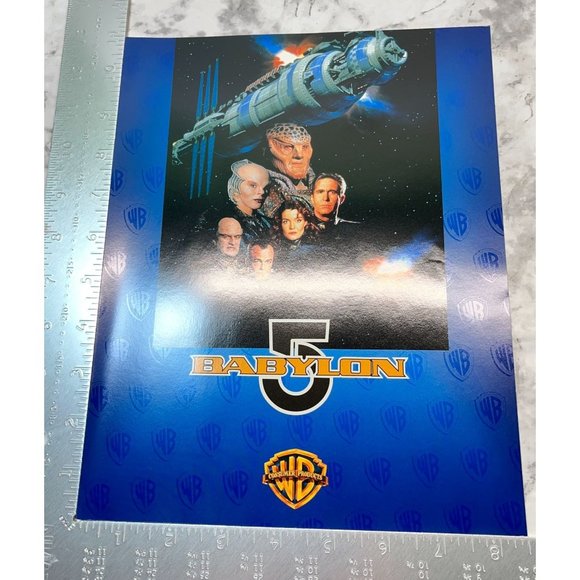 Babylon 5 TV Show Warner Brothers Consumer Products Advertising Sheet Promo 1994 - Picture 3 of 6